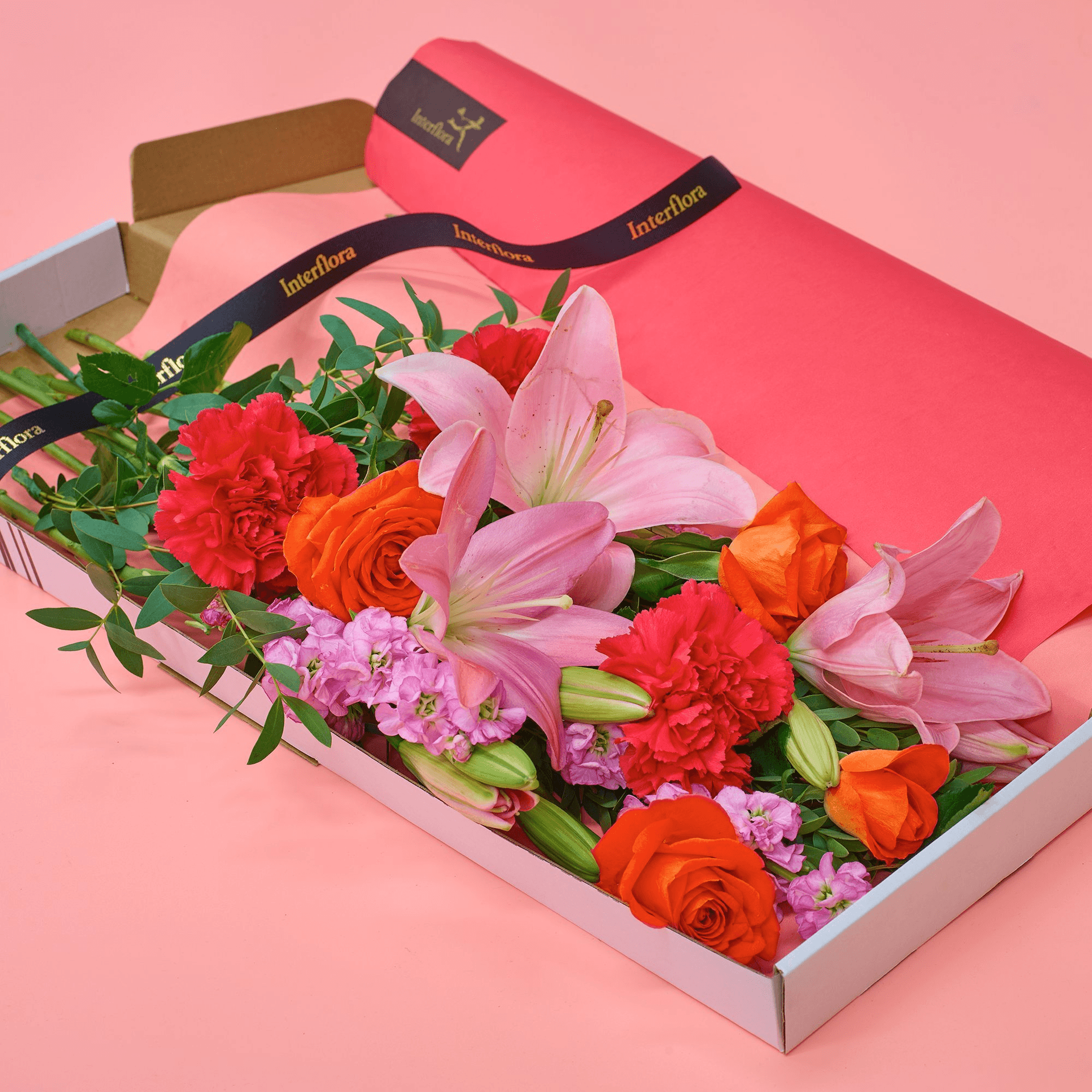 October in Bloom Letterbox Flowers — Letterbox flowers hand-tied bouquet