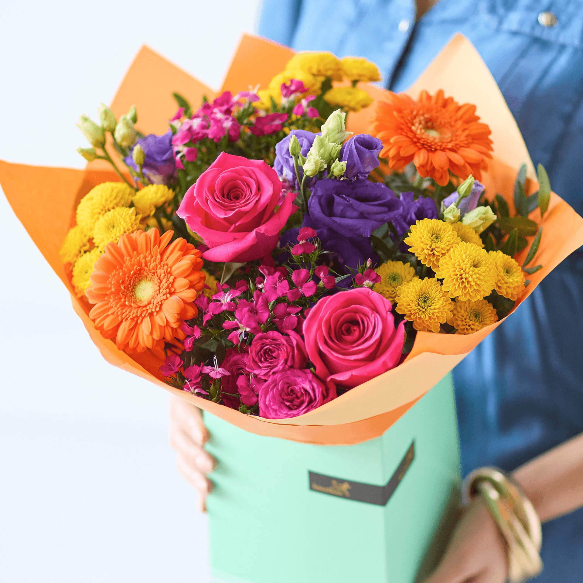 The Radiant Joy — Wedding hand-tied bouquet