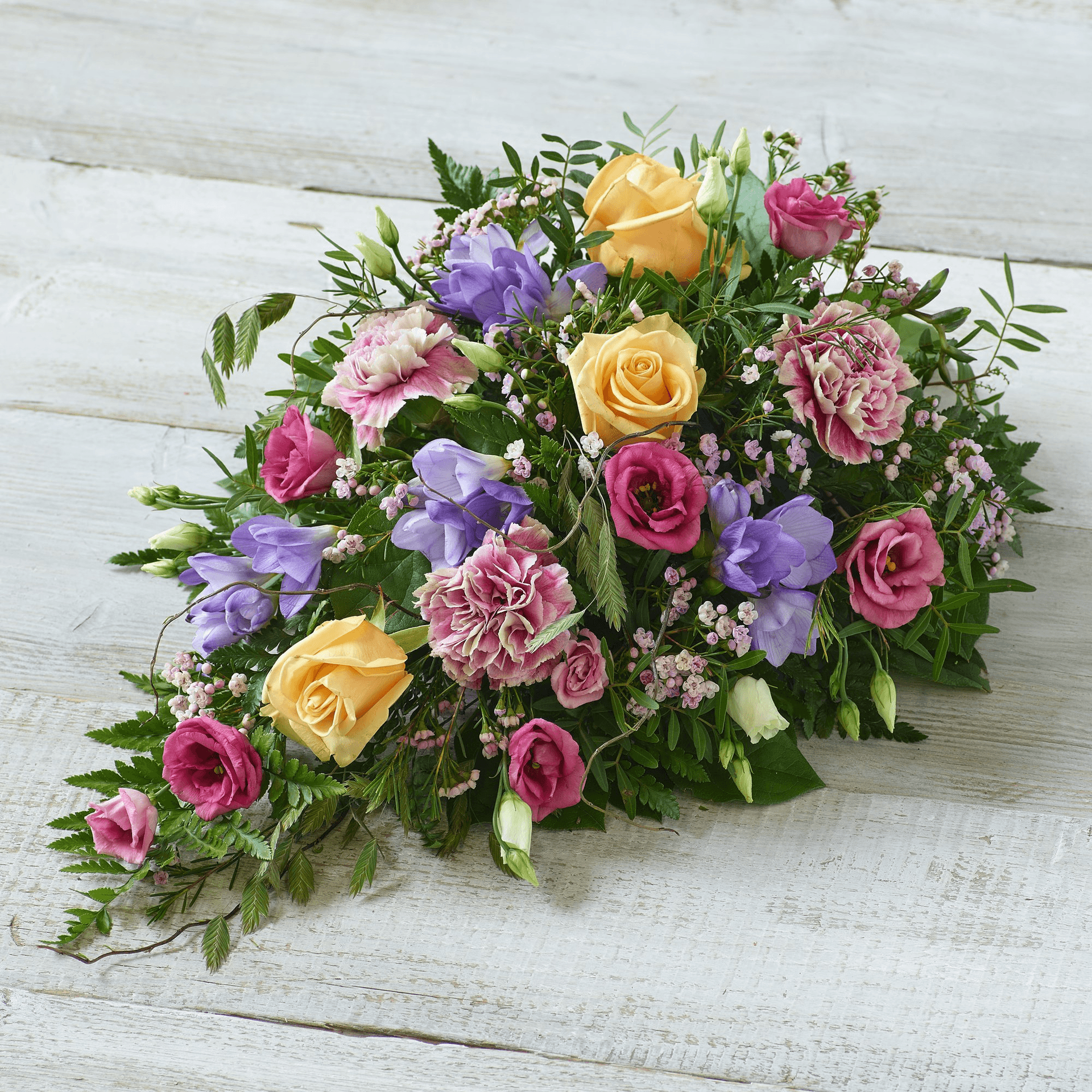 Scented Pastels Spray — Funeral hand-tied bouquet