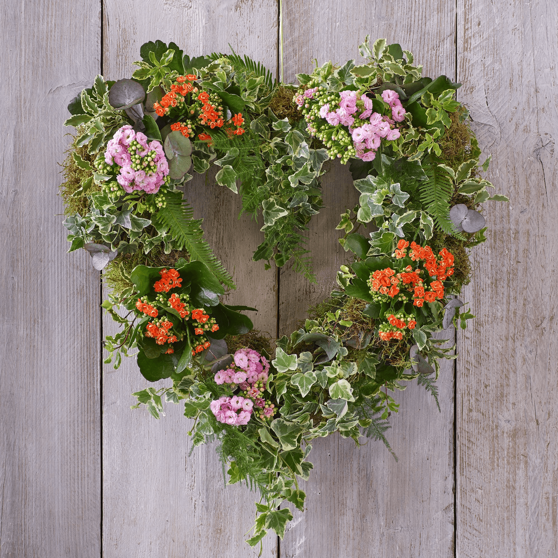 Living Plant Wreath — Funeral hand-tied bouquet